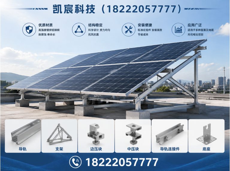 天津光伏支架研发制造展示图