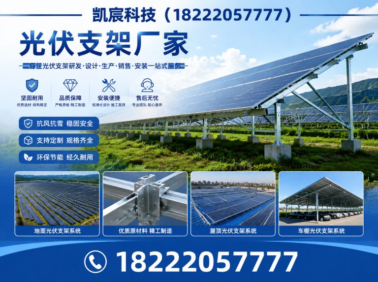 天津光伏支架展示图