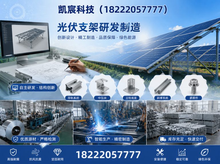 天津光伏支架厂家展示图